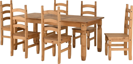 Corona 6' Dining Set - Furniture Cash and Carry