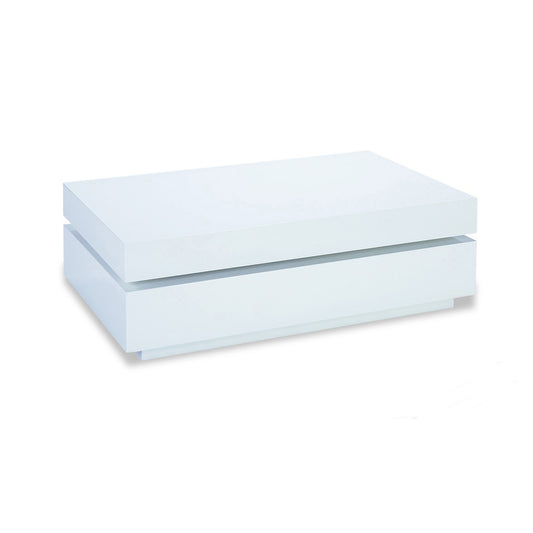 Dibble High Gloss Coffee Table - White