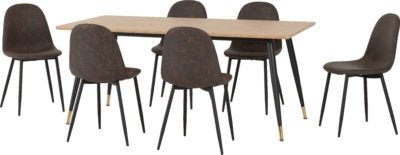 Hamilton Large Dining Set with Athens Chairs - Furniture Cash and Carry