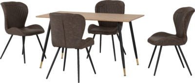 Hamilton Medium Dining Set with Quebec Chairs - Furniture Cash and Carry