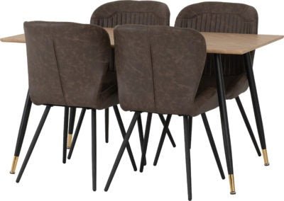 Hamilton Medium Dining Set with Quebec Chairs - Furniture Cash and Carry