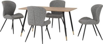 Hamilton Medium Dining Set with Quebec Chairs - Furniture Cash and Carry