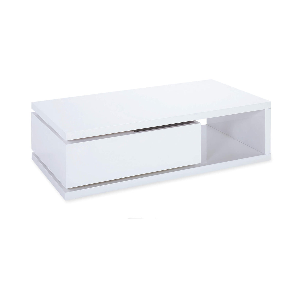 Hugh High Gloss Coffee Table - White