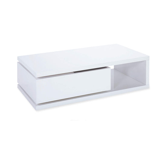 Hugh High Gloss Coffee Table - White