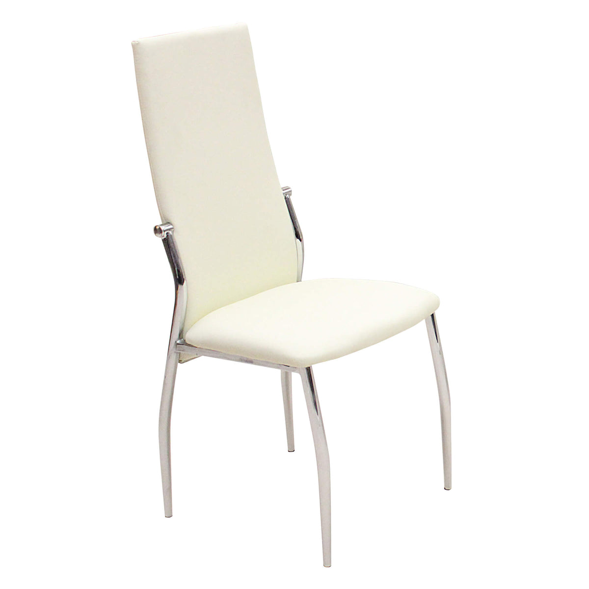 Lazio PU Chairs - Cream (Set of 2)
