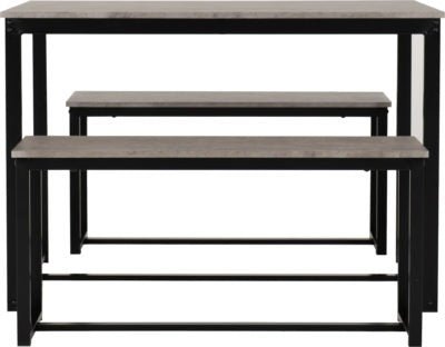 Lincoln 1+2 Dining Bench Set - Furniture Cash and Carry