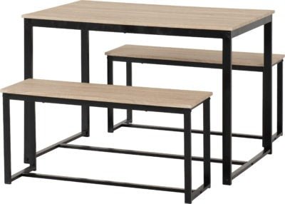 Lincoln 1+2 Dining Bench Set - Furniture Cash and Carry