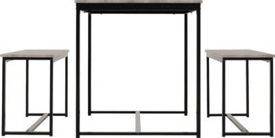 Lincoln 1+2 Dining Bench Set - Furniture Cash and Carry