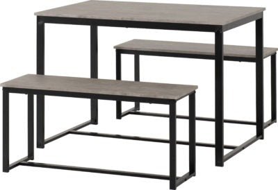 Lincoln 1+2 Dining Bench Set - Furniture Cash and Carry