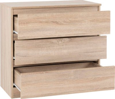 Malvern 3 Drawer Chest - Furniture Cash and Carry