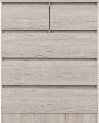 Malvern 3+2 Drawer Chest - Furniture Cash and Carry