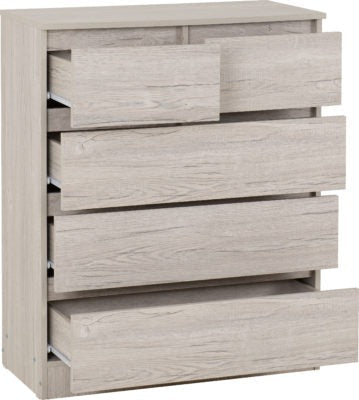 Malvern 3+2 Drawer Chest - Furniture Cash and Carry