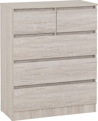 Malvern 3+2 Drawer Chest - Furniture Cash and Carry