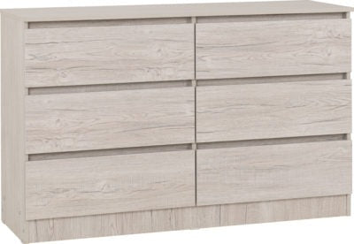 Malvern 6 Drawer Chest - Furniture Cash and Carry