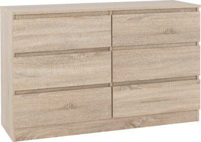 Malvern 6 Drawer Chest - Furniture Cash and Carry