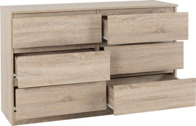 Malvern 6 Drawer Chest - Furniture Cash and Carry