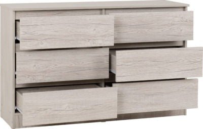 Malvern 6 Drawer Chest - Furniture Cash and Carry