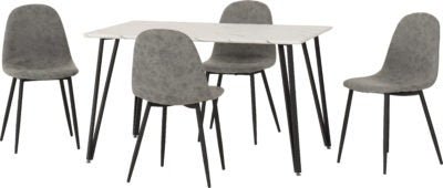 Marlow Dining Set with Athens Chairs - Furniture Cash and Carry