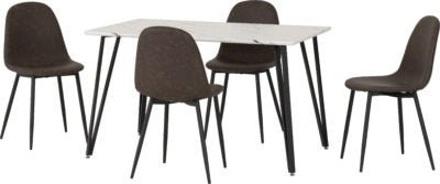 Marlow Dining Set with Athens Chairs - Furniture Cash and Carry