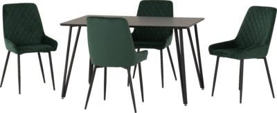 Marlow Dining Set with Avery Chairs - Furniture Cash and Carry