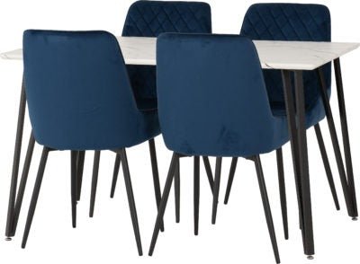 Marlow Dining Set with Avery Chairs - Furniture Cash and Carry