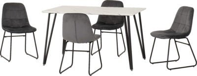 Marlow Dining Set with Lukas Chairs - Furniture Cash and Carry