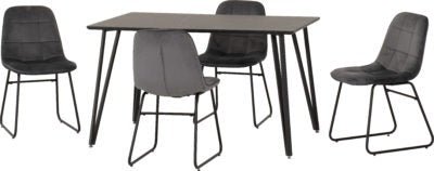 Marlow Dining Set with Lukas Chairs - Furniture Cash and Carry