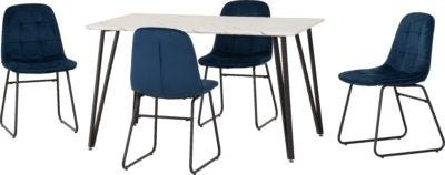 Marlow Dining Set with Lukas Chairs - Furniture Cash and Carry