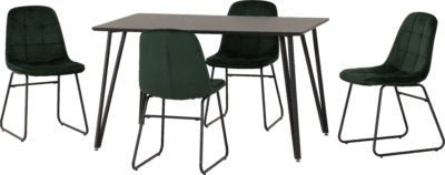 Marlow Dining Set with Lukas Chairs - Furniture Cash and Carry
