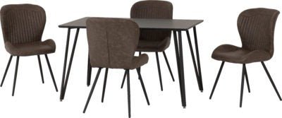 Marlow Dining Set with Quebec Chairs - Furniture Cash and Carry