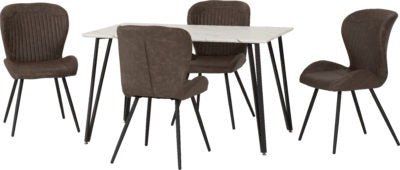 Marlow Dining Set with Quebec Chairs - Furniture Cash and Carry