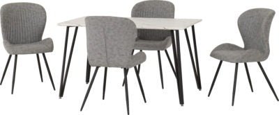 Marlow Dining Set with Quebec Chairs - Furniture Cash and Carry