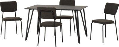 Marlow Dining Set with Sheldon Chairs - Furniture Cash and Carry