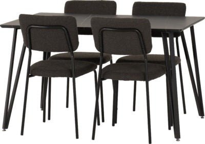 Marlow Dining Set with Sheldon Chairs - Furniture Cash and Carry