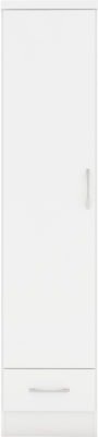 Nevada 1 Door 1 Drawer Wardrobe - Furniture Cash and Carry