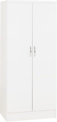 Nevada 2 Door All Hanging Wardrobe - Furniture Cash and Carry