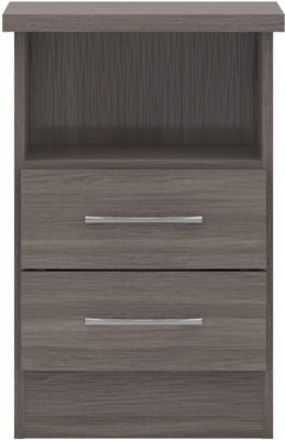 Nevada 2 Drawer Bedside - Furniture Cash and Carry