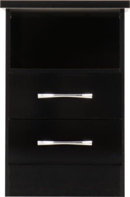 Nevada 2 Drawer Bedside - Furniture Cash and Carry