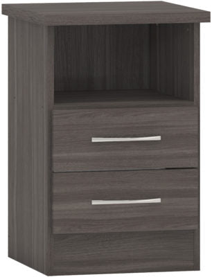 Nevada 2 Drawer Bedside - Furniture Cash and Carry