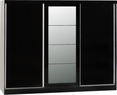 Nevada 3 Door Sliding Wardrobe - Furniture Cash and Carry