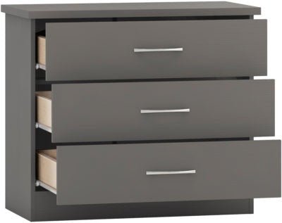 Nevada 3 Drawer Chest - Furniture Cash and Carry
