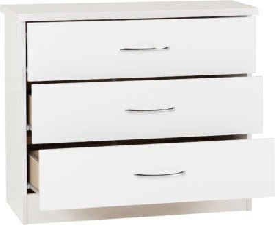Nevada 3 Drawer Chest - Furniture Cash and Carry