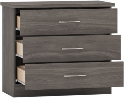 Nevada 3 Drawer Chest - Furniture Cash and Carry