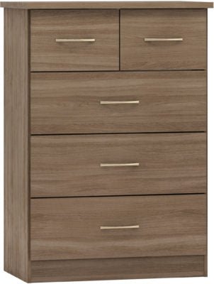 Nevada 3+2 Drawer Chest - Furniture Cash and Carry