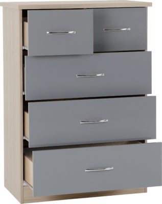 Nevada 3+2 Drawer Chest - Furniture Cash and Carry