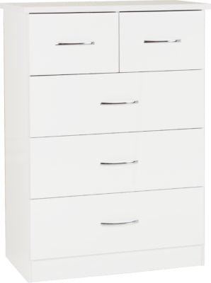 Nevada 3+2 Drawer Chest - Furniture Cash and Carry