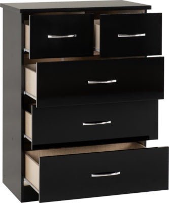 Nevada 3+2 Drawer Chest - Furniture Cash and Carry