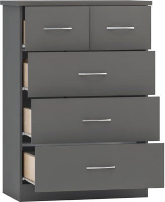 Nevada 3+2 Drawer Chest - Furniture Cash and Carry