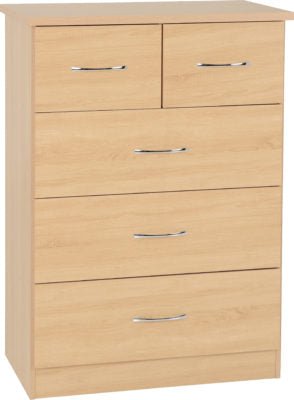 Nevada 3+2 Drawer Chest - Furniture Cash and Carry