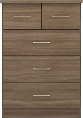 Nevada 3+2 Drawer Chest - Furniture Cash and Carry